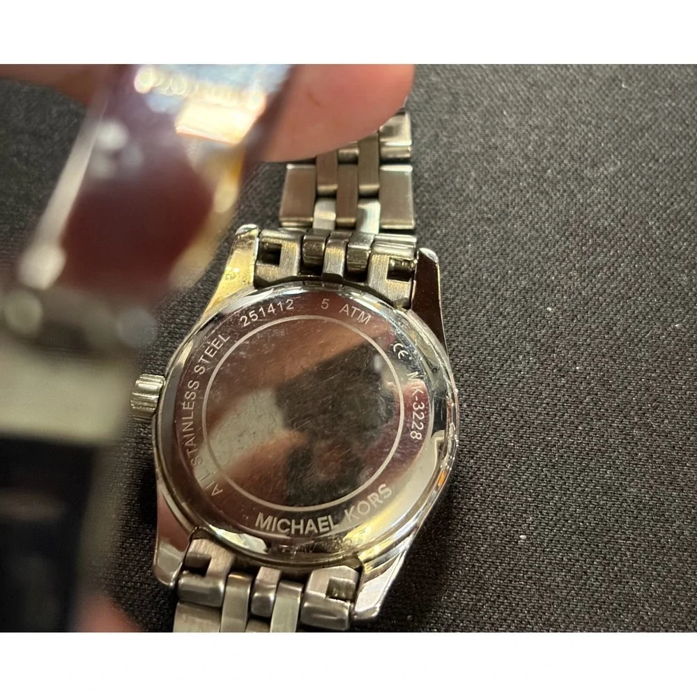 Michael Kors Lexington Mini Stainless Steel Womens Watch MK3228 Roman Numeral